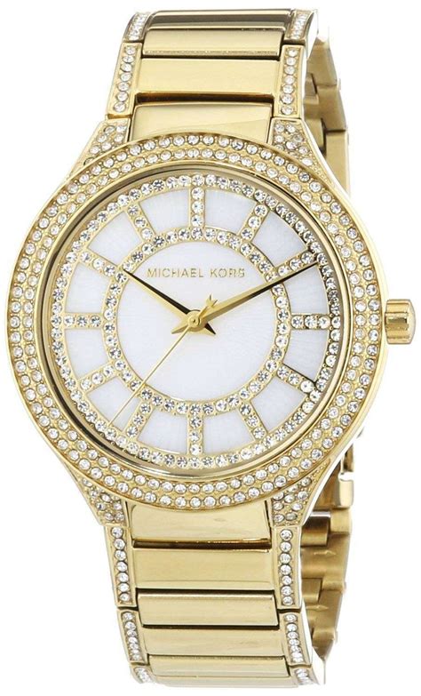 kerry gold tone michael kors watch|Gold.